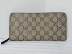 GUCCI PVC 長財布 ラウンドファスナー