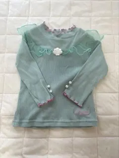 プリンセス　フリル付きTシャツ 80 リトルマーメイド　アリエル