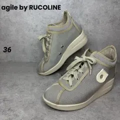 agile byRUCOLINEアージレバイルコライン 厚底スニーカーメッシュのサムネイル