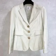 アルマーニコレツィオーニ ベージュ テーラードジャケット 42