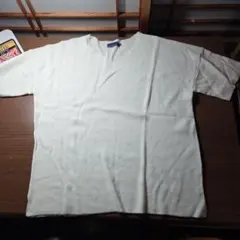 SEVENDAYS=SUNDAY VネックTシャツ ホワイト