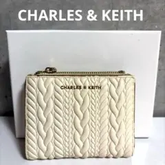 チャールズアンドキース アポリーネ テクスチャートップジップウォレット