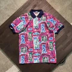 シュプリーム SUPREME 21SS ラベル 総柄 半袖ポロシャツ XL 緑 | Mercari