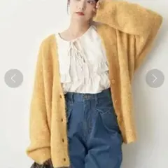 お値下げ earth music&ecology カーディガン ミックスヤーン