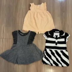 ベビー ワンピース 3点セット （ZARA BABY/BeBe/babyGAP）のサムネイル