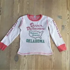 KIDS長袖Tシャツ ライトオン カットソー ワッフル地 MPS 130サイズ