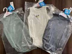 子供服 袖なしロンパース