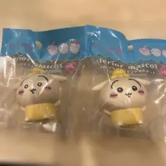 ● ちいかわ　ソフビ　インテリアマスコット　うさぎ　2種セット