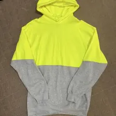 thee greatest botch 蛍光イエロー グレー パーカー