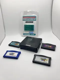ゲームボーイアドバンスSP 本体 ブラック おまけバッテリーソフト付き