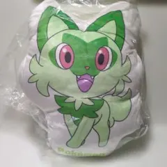 【新品未使用】ポケットモンスター でっかい クッション ニャオハ