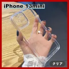 iPhone 13mini ソフトケース 透明クリア カバー 耐衝撃 レンズ保護のサムネイル