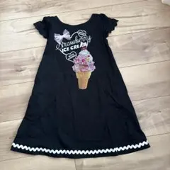 mezzo pianoアイスクリームプリント 半袖ワンピース 120