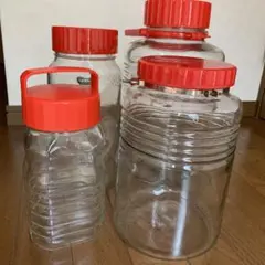 【お買得】梅酒 梅干し　空き瓶　保存容器のサムネイル