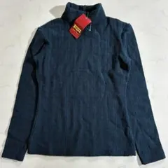 【新品】SISLEY タートルネックニット 無地 S（E110）のサムネイル