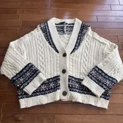 ZARA カーディガン　アイボリー