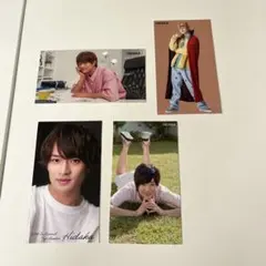 美少年 浮所飛貴 厚紙 4枚まとめ売り デタカ データカード