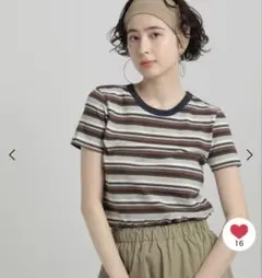 GEORGE'S ジョージズ　リンガーボーダーTシャツのサムネイル