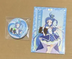 キミとアイドルプリキュア スイパラ ウィンク 2点セット 缶バッジ 特典カード