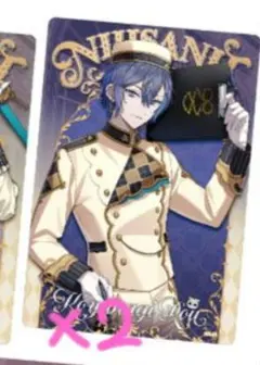 にじさんじ ウエハース 小柳ロウ 本間ひまわり 魔界ノりりむ