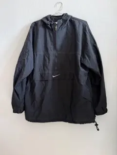 Nike フード付きナイロンジャケット 黒