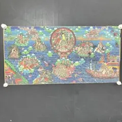 仏教美術 掛け軸 不動明王三尊像 矜羯羅童子 制多迦童子 仏画 古美術