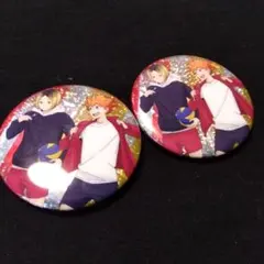 ハイキュー 孤爪 日向 ホログラム缶バッジ