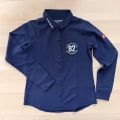le coq sportif 長袖ポロシャツ ゴルフシャツ Lサイズ ネイビー