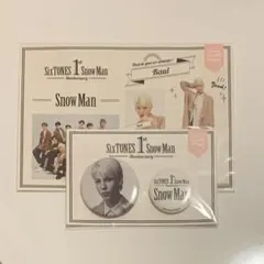 SnowMan ラウール　缶バッジ ステッカー