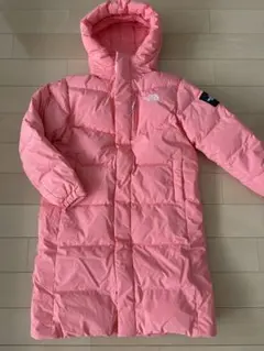 週末値下　日本未　韓国THE NORTH FACE ピンクダウンジャケット140