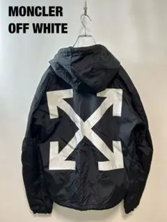 MONCLER OFF WHITE マウンテンパーカー 2025年最新】モンクレール×オフホワイト moncler×off-whiteの