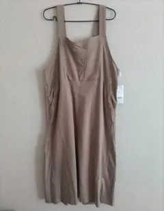 ジャンパースカート　ベージュ