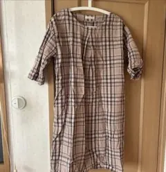 Studio Clip チェック柄シャツワンピース