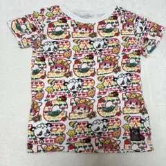 GRAND GROUND グラグラ　総柄Tシャツ 130cm