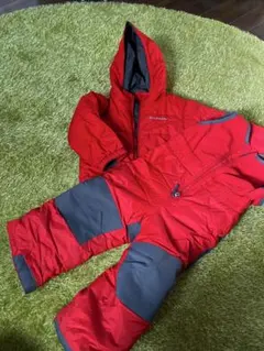 Columbia コロンビア　子ども用スキーウェア 3T レッド　リバーシブル