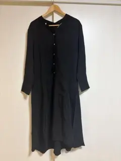 SoSoVe シャツワンピース ブラック　フリーサイズ