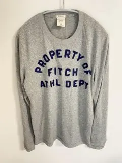 Abercrombie & Fitch アバクロ ロンT グレー Sサイズ