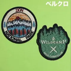 A1469 米国Zion アウトドア ハイキング 湖 刺繍パッチ ベルクロ