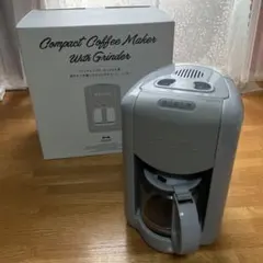 BRUNO コンパクトミル付きコーヒーメーカー　ブルーグレー　中古品のサムネイル