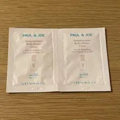 ポール&ジョー　サンプロテクション ボディプライマークリア00 5g×2点