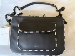 アニエスベー Agnes b ショルダーバッグ ミニトートバッグ カバン