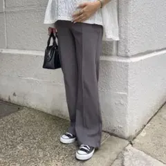 のびのびストレッチセンターラインマタニティパンツ KOBE LETTUCE