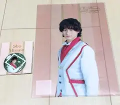 平野紫耀　クリアファイル　缶バッジ