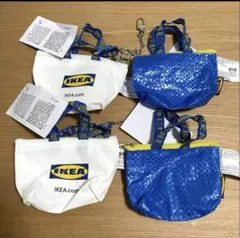 【タグ付き新品】IKEA クノーリグS　白ロゴ+青　4個セットのサムネイル