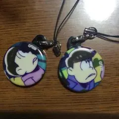 おそ松さん 缶バッチキーホルダー