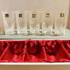 HOYA クリスタル　クリスタルグラスセット 5個