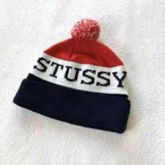 【激レア】90s old stussy ニット帽ポンポン ボンボン ビーニー