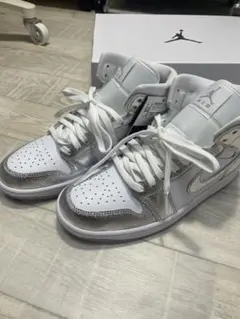 Nike Air Jordan 1 ホワイト/シルバー