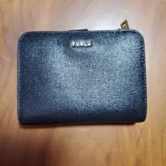 FURLA 黒 二つ折り財布