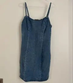 デニムキャミワンピース